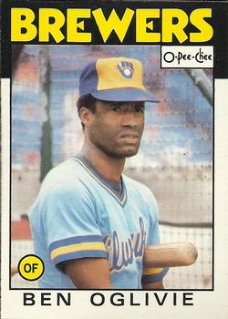 1986 O-Pee-Chee Baseball Cards 372     Ben Oglivie